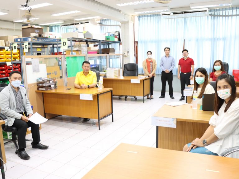 ตรวจประเมินกิจกรรม 7ส ประจำปีการศึกษา 2564 สาขาโลจิสติกส์