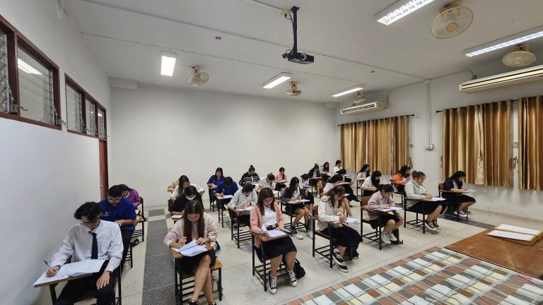 สาขาโลจิสติกส์ นำนักศึกษาชั้นปีที่ 4 เข้ารับการทดสอบมาตรฐานฝีมือแรงงาน